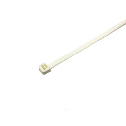 1 Bag of 250 - RS PRO Cable Tie, 100mm x 2.5 mm, White Nylon, Pk-250