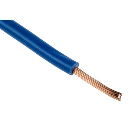 1 Reel of 25 M - RS PRO Blue 1.5 mm² Hook Up Wire, 15 AWG, 30/0.25 mm, 25m, PVC Insulation