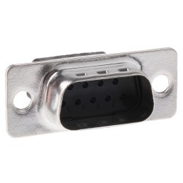 1 pcs - FCT from Molex FL 9 Way Cable Mount D-sub Connector Plug, 2.84mm Pitch