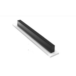 1 pcs - Samtec FLE Series Straight Surface Mount PCB Socket, 34-Contact, 2-Row, 1.27mm Pitch, Solder Termination