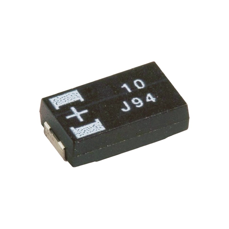 10 pcs - 6TPE680MI Panasonic 680μF Surface Mount Polymer Capacitor, 6.3V dc