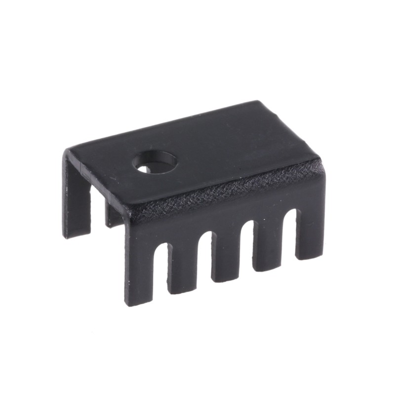 10 pcs - WA 628.002 Heatsink, 30°C/W, 13.21 x 9.53 x 19.05mm, Clip