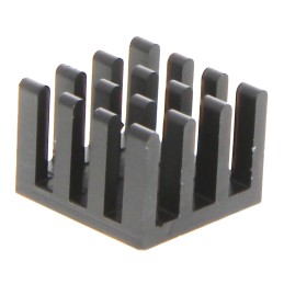 10 pcs - ICK BGA 14x14x10 Heatsink, Universal Square Alu, 27.4K/W, 14 x 14 x 10mm, Adhesive Foil, Conductive Foil
