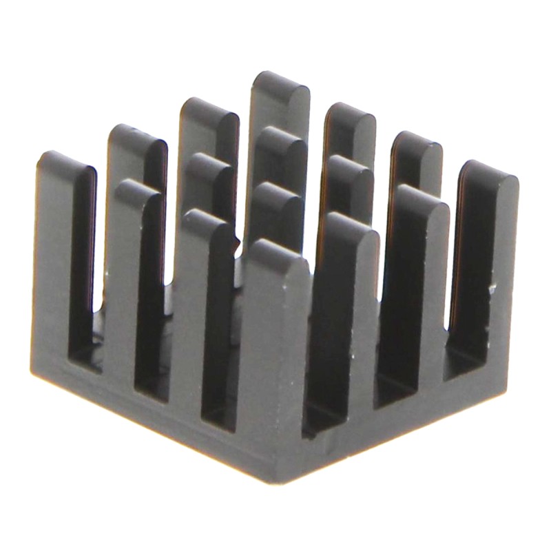10 pcs - ICK BGA 14x14x10 Heatsink, Universal Square Alu, 27.4K/W, 14 x 14 x 10mm, Adhesive Foil, Conductive Foil