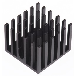 10 pcs - 306216 Heatsink, Universal Square Alu, 23.4K/W, 23 x 23 x 18mm, Adhesive Foil