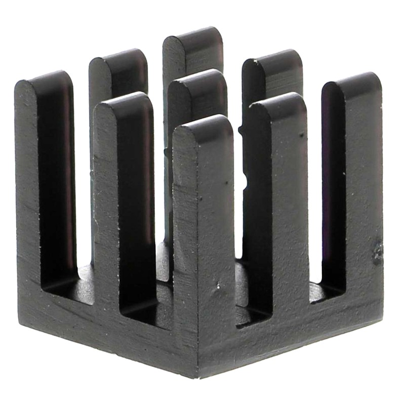 10 pcs - ICK BGA 10x10x10 Heatsink, Universal Square Alu, 28.5K/W, 10 x 10 x 10mm, Adhesive Foil, Conductive Foil