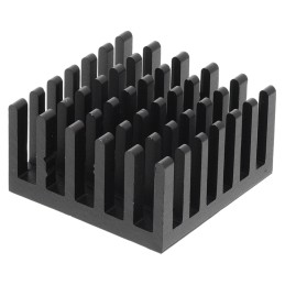 10 pcs - ICK PGA 8x8x12 Heatsink, Universal Square Alu, 14.8K/W, 23 x 23 x 12.3mm
