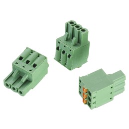 1 pcs - Wurth Elektronik 5.08mm Pitch 3 Way Pluggable Terminal Block, Plug, Cable Mount, Screw Termination