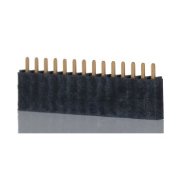 1 pcs - Samtec SSW Series Straight Through Hole Mount PCB Socket, 14-Contact, 1-Row, 2.54mm Pitch, Solder Termination