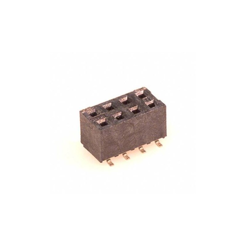 5 pcs - Molex 79109 Series Vertical Surface Mount PCB Connector, 8-Contact, 2-Row, 2mm Pitch, Solder Termination