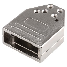 1 pcs - MH Connectors MHDTZI Series Zinc D Sub Backshell, 9 Way, Strain Relief