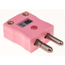 1 pcs - RS PRO In-Line Thermocouple Connector for Use with Type N Thermocouple, Standard Size, IEC Standard
