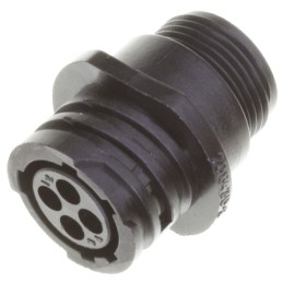 1 pcs - TE Connectivity Circular Connector, 4 Contacts, Cable Mount, Socket, Female, CPC Series 1 Series