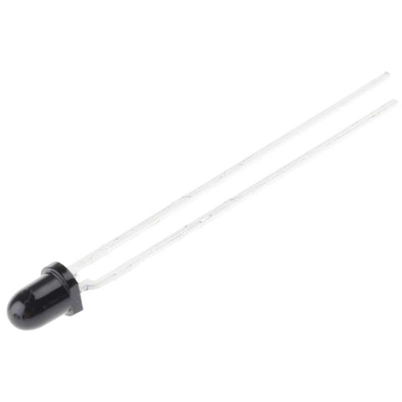 100 pcs - SFH 309 FA-5/6 SFH 309 FA-5/6 ams OSRAM, 24 ° IR Phototransistor, Through Hole 2-Pin 3mm (T-1) package