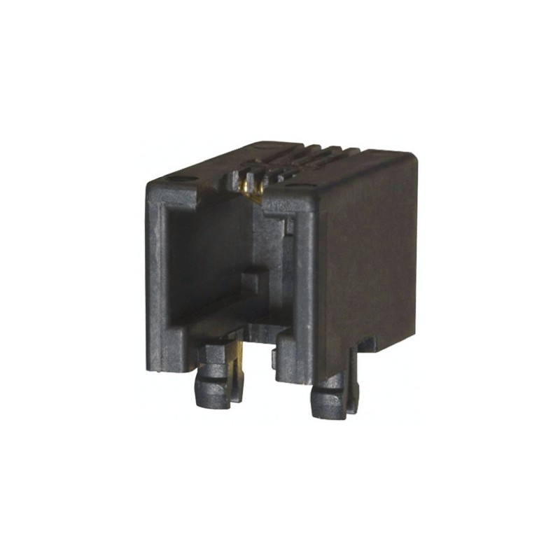 5 pcs - Amphenol ICC MOD JACK Series Female RJ45 Connector, Through Hole, Cat3