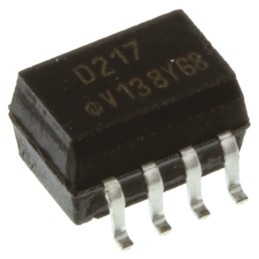 50 pcs - ILD217T Vishay, ILD217T DC Input Transistor Output Dual Optocoupler, Surface Mount, 8-Pin SOIC