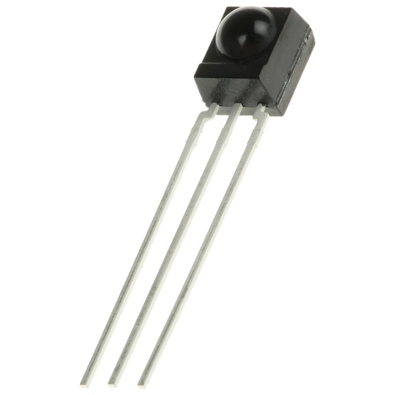 50 pcs - TSOP4138 Vishay TSOP4138, 38kHz IR Receiver, 950nm, 45m Range, Through Hole, 6 x 5.6 x 6.95mm