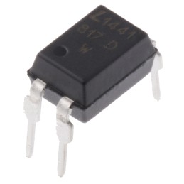 100 pcs - LTV-817D Lite-On, LTV-817D DC Input Transistor Output Optocoupler, Through Hole, 4-Pin PDIP