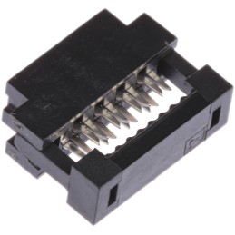 5 pcs - Amphenol Communications Solutions 8-Way IDC Connector Socket for Cable Mount, 2-Row