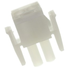 1 pcs - TE Connectivity, Universal MATE-N-LOK Male Connector Housing, 6.35mm Pitch, 2 Way, 1 Row