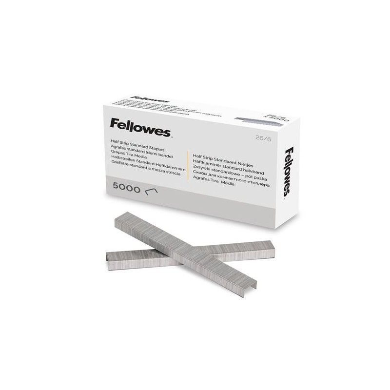 10 pcs - 5117601 Fellowes 26/6mm Staples