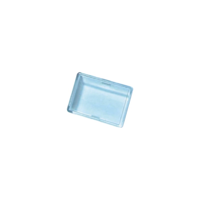 50 pcs - A0161G Panel Mount Indicator Lens Rectangle Style, Clear, 24mm Long