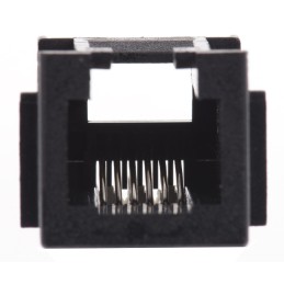 5 pcs - TE Connectivity 216548 Series Female RJ25 Connector, Through Hole, Cat3