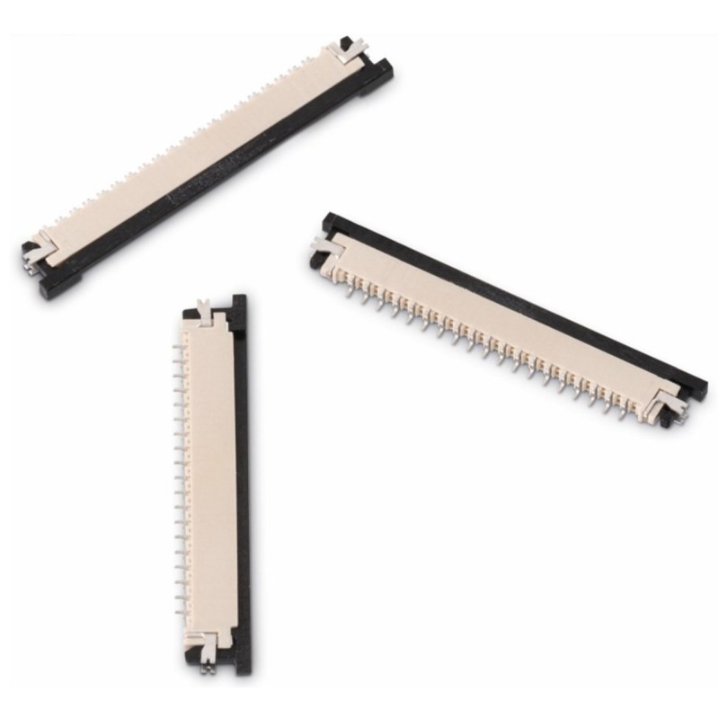 10 pcs - Wurth Elektronik, WR-FPC 1mm Pitch 15 Way Horizontal Female FPC Connector, Bottom Contact