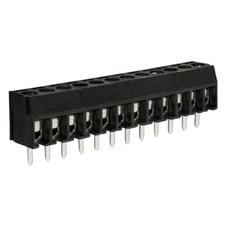 5 pcs - RS PRO PCB Terminal Block, 12-Contact, 3.5mm Pitch, Through Hole Mount, 1-Row, Screw Termination