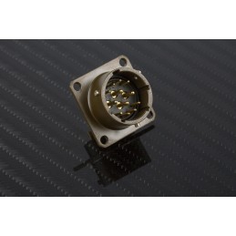 1 pcs - Amphenol, PT 12 Way Panel Mount MIL Spec Circular Connector Receptacle, Pin Contacts,Shell Size 14, Bayonet,
