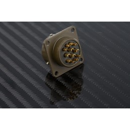 1 pcs - Amphenol, PT 12 Way Panel Mount MIL Spec Circular Connector Receptacle, Pin Contacts,Shell Size 14, Bayonet,