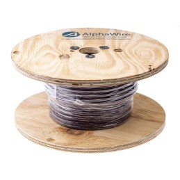 1 Reel of 30 M - Alpha Wire Twisted Pair Data Cable, 1 Pairs, 0.35 mm², 2 Cores, 22 AWG, Screened, 30m, Purple Sheath