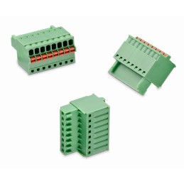 5 pcs - Wurth Elektronik 2.5mm Pitch 5 Way Vertical Pluggable Terminal Block, Plug, Plug-In, Screw Termination
