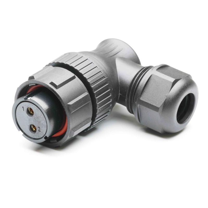 1 pcs - RS PRO Circular Connector, 2 Contacts, Cable Mount, Socket, Female, IP67