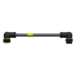 1 pcs - Brad from Molex Right Angle Female 5 way 7/8 in Circular to Right Angle Male 7/8 in Circular Sensor Actuator Cable, 20m