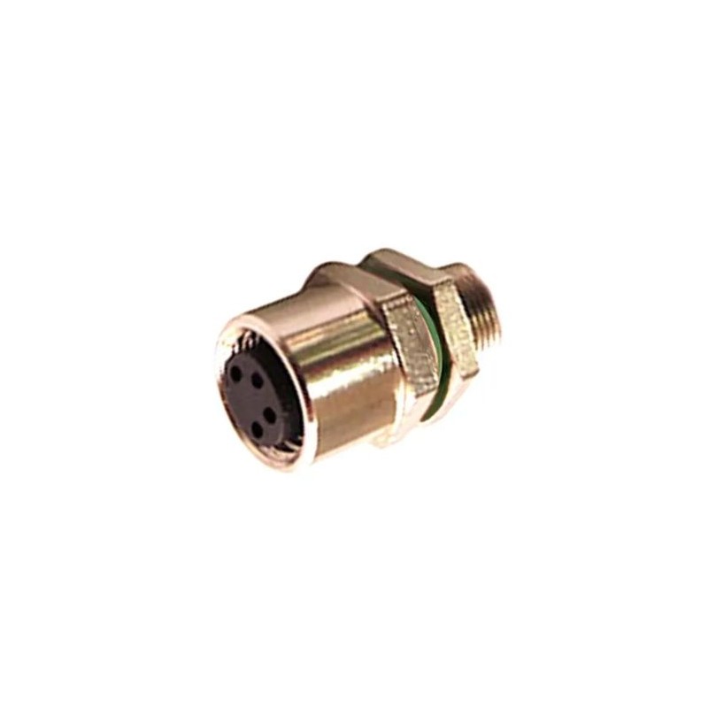 1 pcs - Bulgin Circular Connector, 6 Contacts, Panel Mount, M8 Connector, Socket, Female, IP67, Buccaneer M8 Series