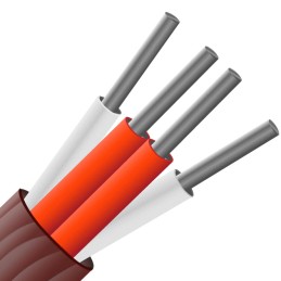 1 pcs - RS PRO Type RTD Resistance Thermometer Detector (RTD) Wire, 25m, Unscreened, PTFE Insulation, +200°C Max, 7/0.2mm