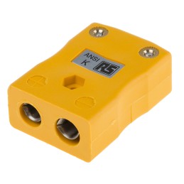 1 pcs - RS PRO Quickwire Thermocouple Connector for Use with Type K Thermocouple, Standard Size, ANSI Standard