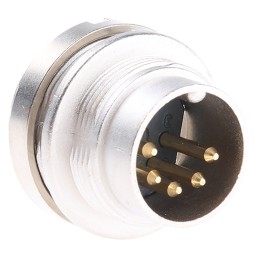 1 pcs - Lumberg, SFV 5 Pole M16 Din Plug, DIN EN 60529, 5A, 60 V ac IP40, Male, Panel Mount
