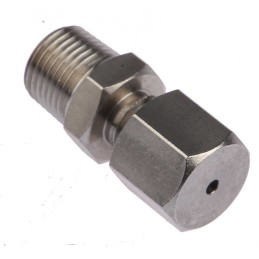 1 pcs - RS PRO Thermocouple Compression Fitting for Use with Thermocouple, 1/8 BSPT, 1.5mm Probe, RoHS Compliant Standard