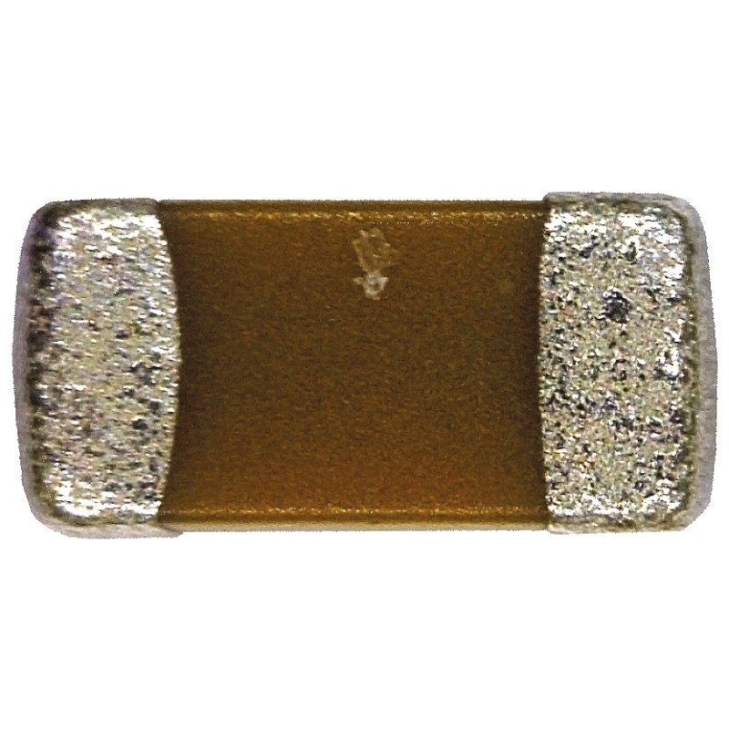 500 pcs - C0603C681K1RACTU KEMET 680pF Multilayer Ceramic Capacitor MLCC, 100V dc V, ±10% , SMD