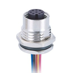 1 pcs - RS PRO Circular Connector, 8 Contacts, M12 Connector, Socket, Female, IP67
