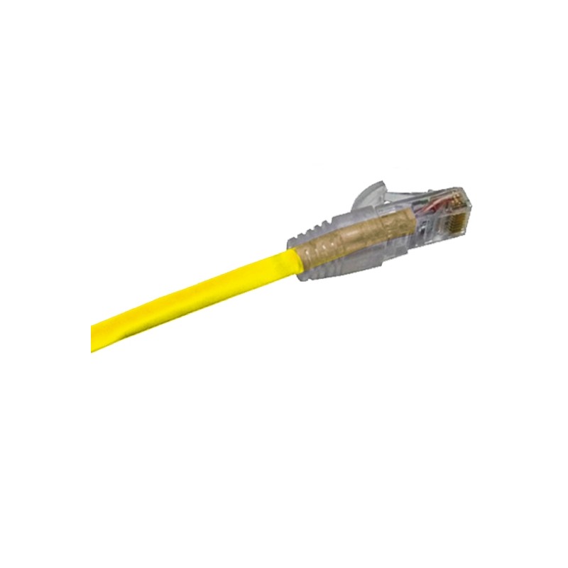 1 pcs - Molex Premise Networks Cat6 Male RJ45 to Male RJ45 Ethernet Cable, U/UTP, Yellow PVC Sheath, 2m