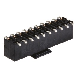 200 pcs - TE Connectivity AMPMODU HV100 Series Straight Surface Mount PCB Socket, 20-Contact, 2-Row, 2.54mm Pitch, Solder