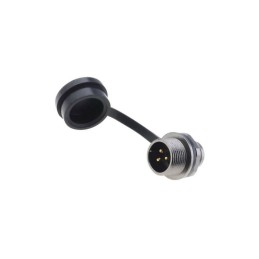 1 pcs - RS PRO Circular Connector, 3 Contacts, Front Mount, Plug, Male, IP67