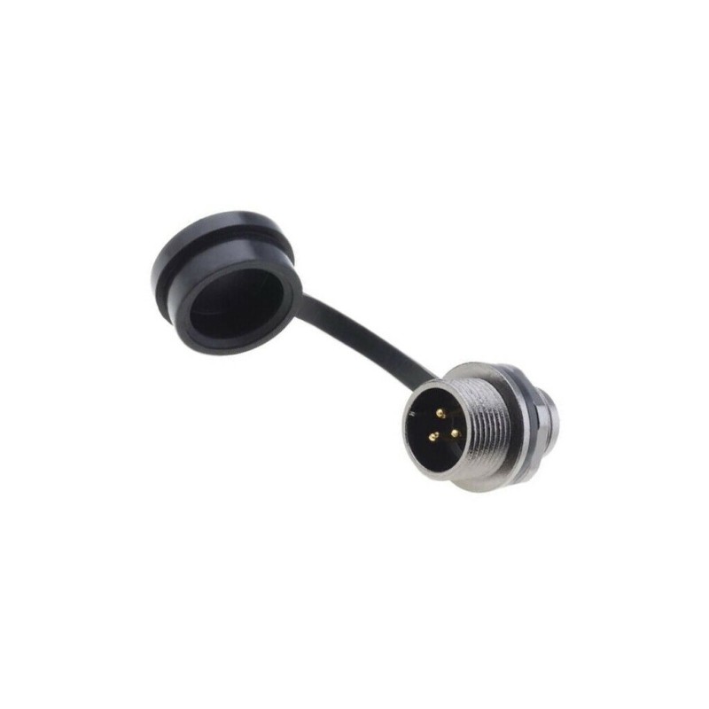 1 pcs - RS PRO Circular Connector, 3 Contacts, Front Mount, Plug, Male, IP67