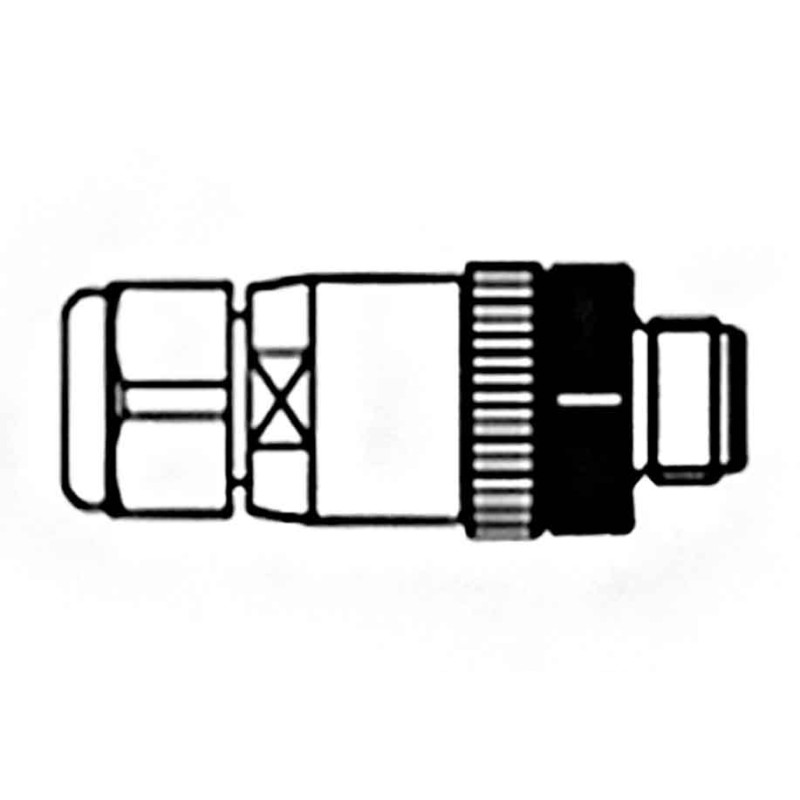 1 pcs - Molex Circular Connector, 4 Contacts, Cable Mount, M12 Connector, Plug, Male, IP67, Micro-Change Series