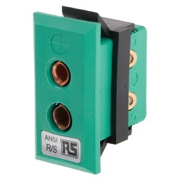 1 pcs - RS PRO Fascia Thermocouple Connector for Use with Type R/S Thermocouple, Standard Size, ANSI Standard