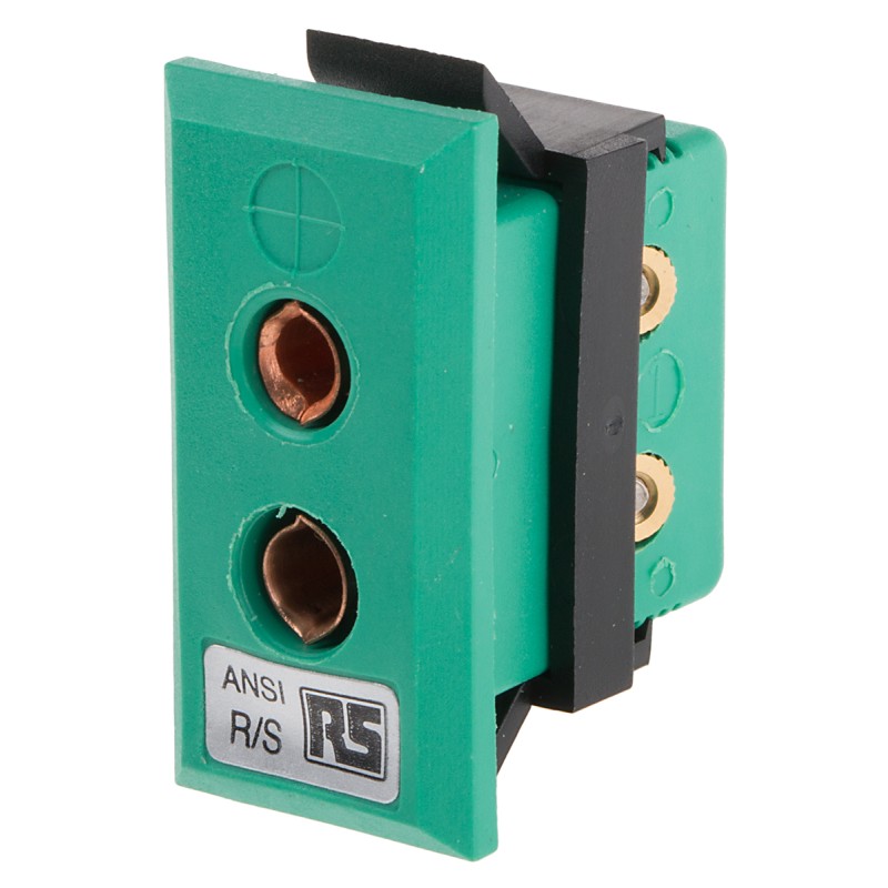 1 pcs - RS PRO Fascia Thermocouple Connector for Use with Type R/S Thermocouple, Standard Size, ANSI Standard