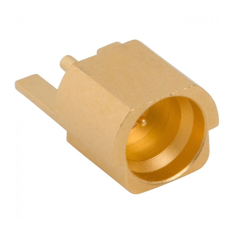 100 pcs - Amphenol RF, jack End Launch SMP Connector, Solder Termination, Straight Body